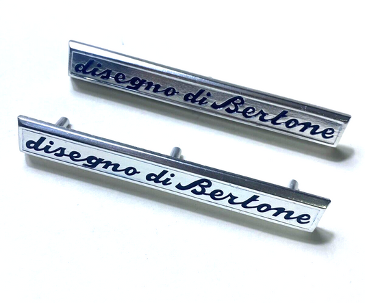 Scritta logo stemma badge disegno di bertone Alfa Romeo Giulia Gt 105 serie