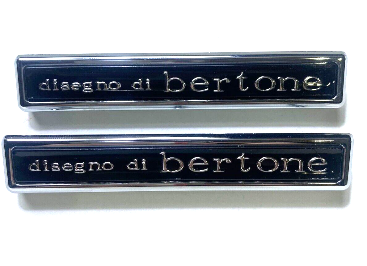Scritta logo badge disegno di Bertone per Alfa Romeo Giulia GT junior coppia